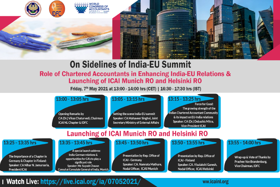 India-EU Summit Program