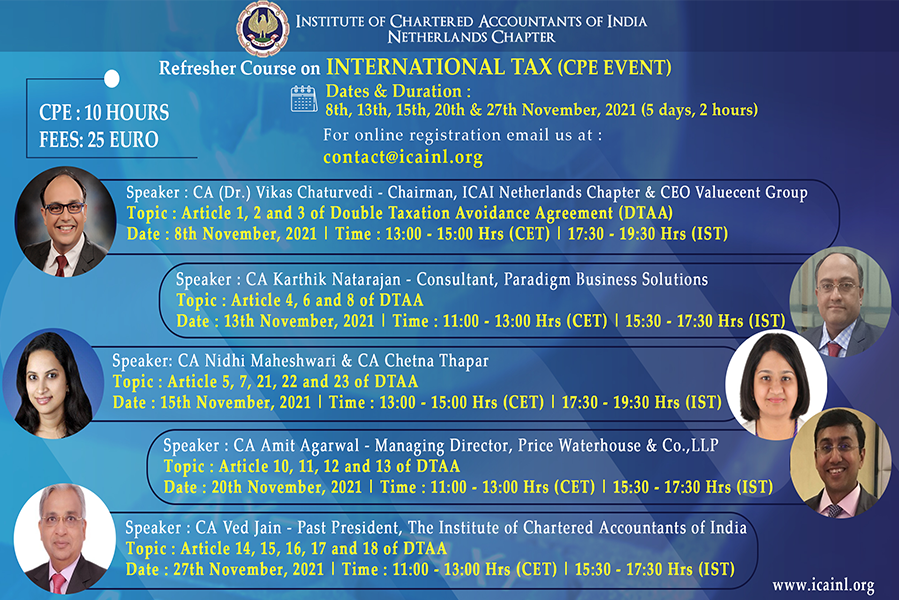 Refresher Course on International Tax